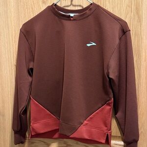 Brooks Brown and Red Sweatshirt